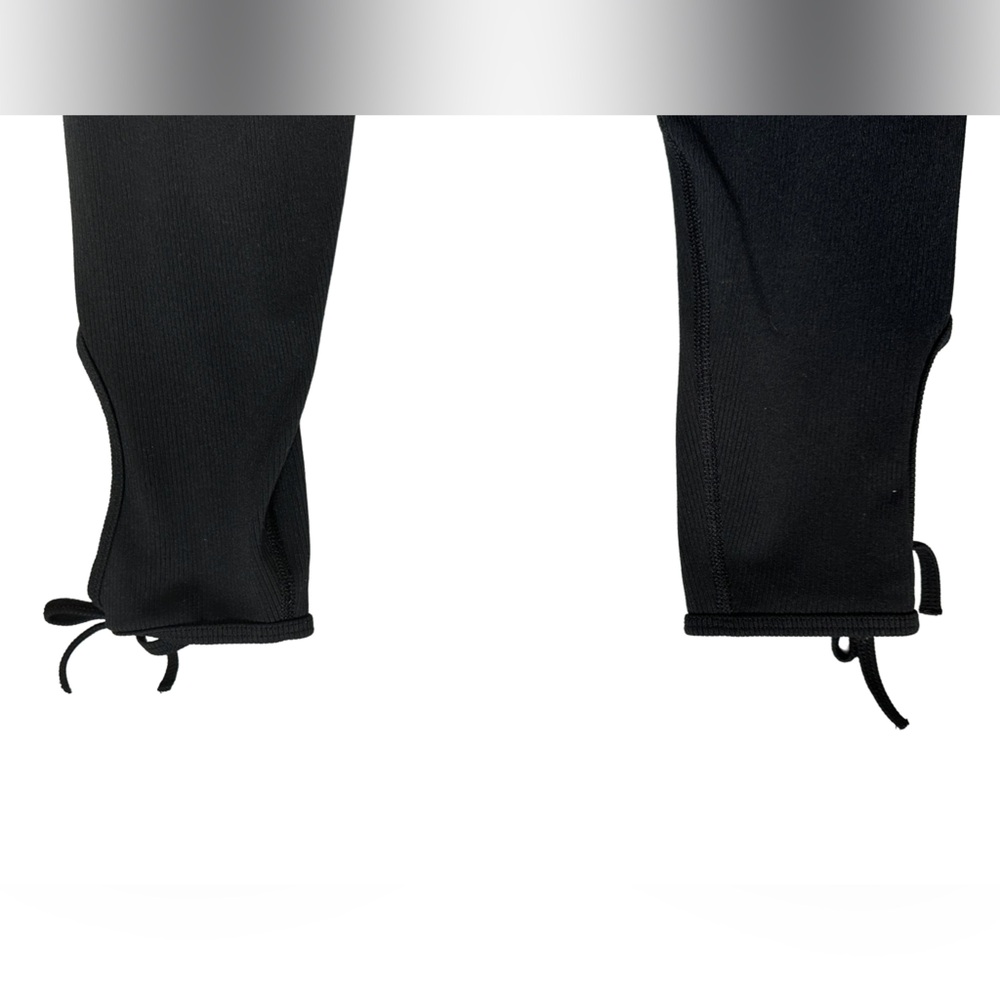 Nike Black Dri-FIT Performance Tights w/Tie Bottom Accents - Picture 3 of 5